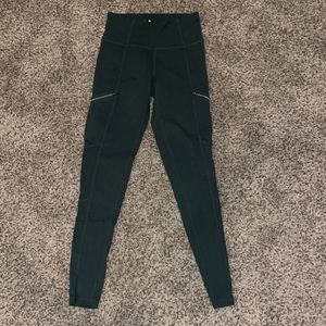 Athleta leggings. XS. Olive green.